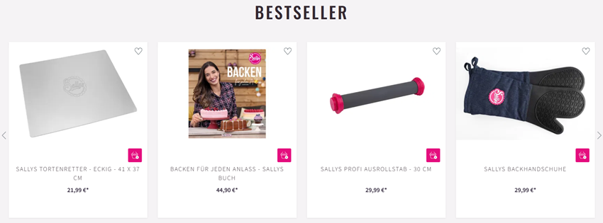 Beststeller bei Sallys