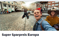 Mit dem Super Sparpreis Europa für 19,90€ durch Europa