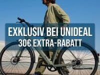 Exklusiv bei Unideal: 30 € Gutscheincode auf TENWAYS E-Bikes