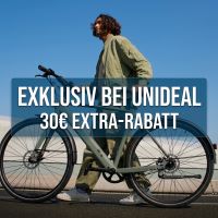 Exklusiv bei Unideal: 30 € Gutscheincode auf TENWAYS E-Bikes