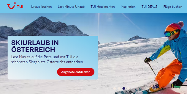 Eine Skiurlaub in Österreich auf TUI buchen