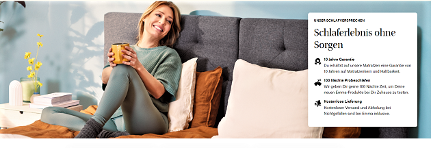 Wie lange hält eine Emma Matratze Garantie