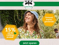 15% Waschbär Rabattcode & portofreie Bestellung