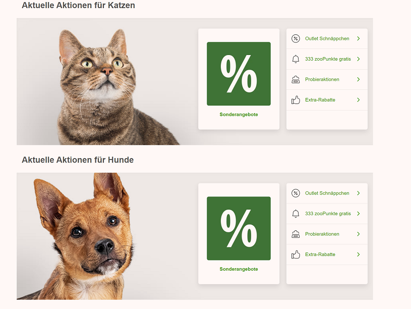 Zooplus Gutschein für Hunde und Katzen